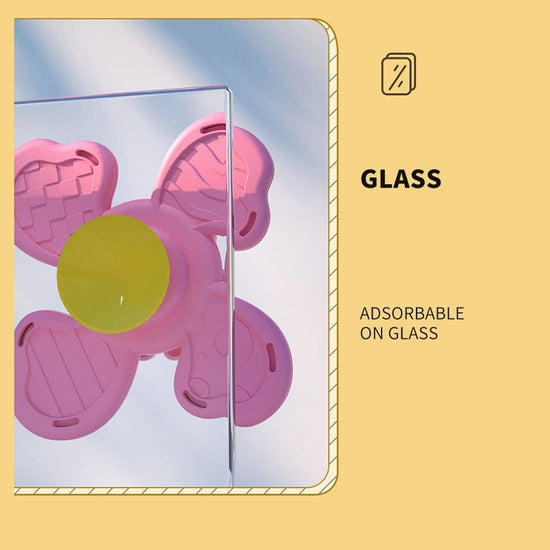 Baby Bath Spinning Top Toy Safe Interesting Baby Bath Toys Animal Hand Spinner Toys With Suction Cups Spin Toy $21.55 Dana Fashion style: Combination Toys & Hobbies Overview: When feeding the baby, stick Zhuan Zhuan Le on the dining table or wall, and the
