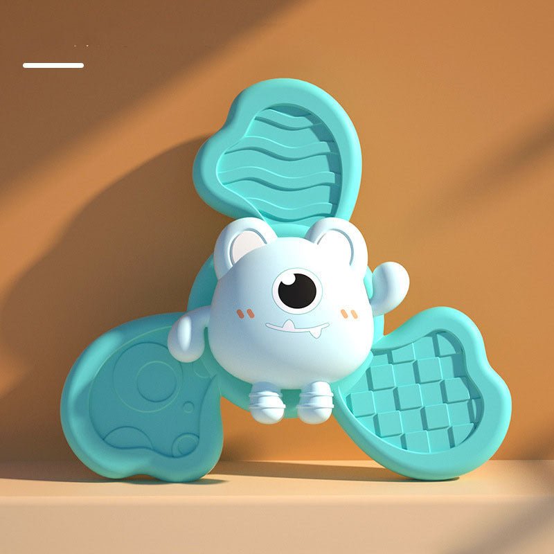 Baby Bath Spinning Top Toy Safe Interesting Baby Bath Toys Animal Hand Spinner Toys With Suction Cups Spin Toy $9.08 Dana Fashion style: Three pieces Toys & Hobbies Overview: When feeding the baby, stick Zhuan Zhuan Le on the dining table or wall, and the