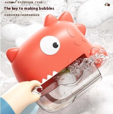 Baby Bath Toys Bubble Music Machine $26.56 Dana Fashion Color: Red Dinosaur Toys & Hobbies Overview: 1. Soothing Baby: The bubble making machine is fun to play and can soothe the baby. Allow them to enjoy the fun of bathing. You only need to add bath liqu