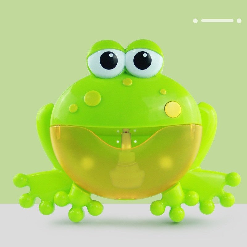 Baby Bath Toys Bubble Music Machine $29.85 Dana Fashion Color: Frog Toys & Hobbies Overview: 1. Soothing Baby: The bubble making machine is fun to play and can soothe the baby. Allow them to enjoy the fun of bathing. You only need to add bath liquid to sp