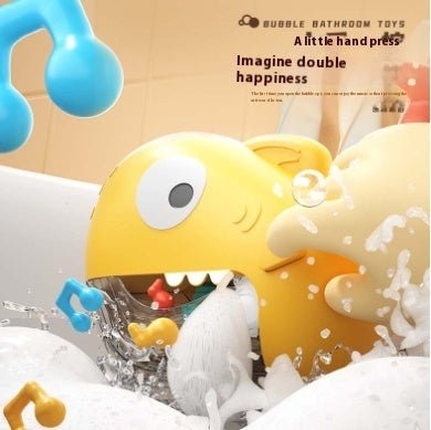 Baby Bath Toys Bubble Music Machine $26.56 Dana Fashion Color: Yellow Shark Toys & Hobbies Overview: 1. Soothing Baby: The bubble making machine is fun to play and can soothe the baby. Allow them to enjoy the fun of bathing. You only need to add bath liqu