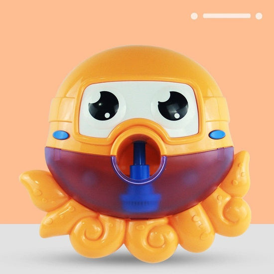 Baby Bath Toys Bubble Music Machine $31.86 Dana Fashion Color: Octopus Orange Toys & Hobbies Overview: 1. Soothing Baby: The bubble making machine is fun to play and can soothe the baby. Allow them to enjoy the fun of bathing. You only need to add bath li