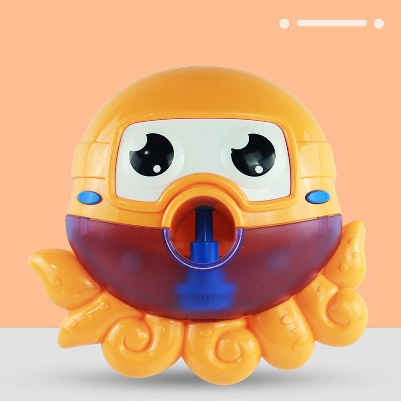 Baby Bath Toys Bubble Music Machine $31.86 Dana Fashion Color: Octopus Orange Toys & Hobbies Overview: 1. Soothing Baby: The bubble making machine is fun to play and can soothe the baby. Allow them to enjoy the fun of bathing. You only need to add bath li