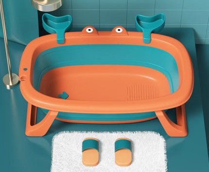 Baby Bathtub Foldable Bathtub Newborn Products $128.21 Dana Fashion Color: Al powder with suspension pad Baby & Mother Product Information： Item No.: Children's Crab Bath Supply category: spot Brand: kid1st Place of Origin: Zhejiang material: plastic Basi
