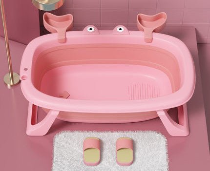 Baby Bathtub Foldable Bathtub Newborn Products $115.06 Dana Fashion Color: Coral powder67x44x20cm Baby & Mother Product Information： Item No.: Children's Crab Bath Supply category: spot Brand: kid1st Place of Origin: Zhejiang material: plastic Basin type: