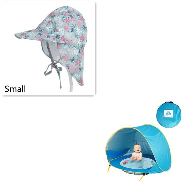 Baby Beach Tent Kids Outdoor Camping Easy Fold Up Waterproof Up Sun Awning Tent UV-protecting $61.02 Dana Fashion Color: Blue B Baby & Mother Overview: NEW Design Concept: Designed for children under 3 years of age, Can accommodate 1-3 people. At the bott