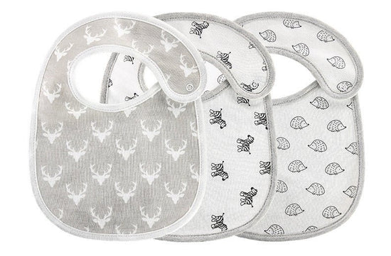 Baby Bibs, Babies Accessories $19.29 Dana Fashion Color: Animal World Child size: 15.5X20cm quantity: 3PCS Baby & Mother Product features: Applicable gender ： Both male and female pattern ： Animals, patterns, stripes, cartoons, avatars, letters, prints, a