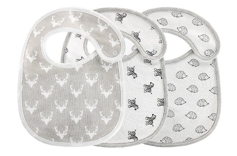 Baby Bibs, Babies Accessories $19.29 Dana Fashion Color: Animal World Child size: 15.5X20cm quantity: 3PCS Baby & Mother Product features: Applicable gender ： Both male and female pattern ： Animals, patterns, stripes, cartoons, avatars, letters, prints, a