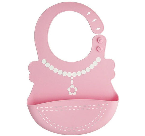Baby Bibs Waterproof Silicone Feeding Bibs $22.73 Dana Fashion Color: 1 Baby Clothing Overview The baby bucket bib is made from FDA-approved, food-grade silicone with a deep pocket to catch food and drink spills. Eco-chic fashion: Independent artist's des