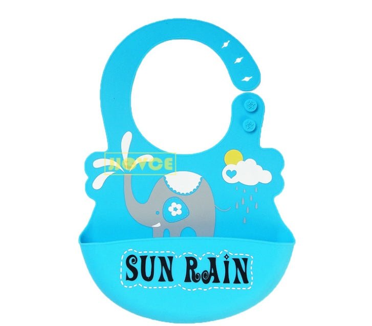 Baby Bibs Waterproof Silicone Feeding Bibs $22.73 Dana Fashion Color: 7 Baby Clothing Overview The baby bucket bib is made from FDA-approved, food-grade silicone with a deep pocket to catch food and drink spills. Eco-chic fashion: Independent artist's des