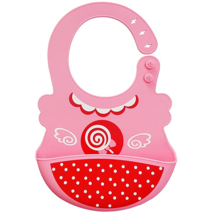 Baby Bibs Waterproof Silicone Feeding Bibs $22.73 Dana Fashion Color: 14 Baby Clothing Overview The baby bucket bib is made from FDA-approved, food-grade silicone with a deep pocket to catch food and drink spills. Eco-chic fashion: Independent artist's de