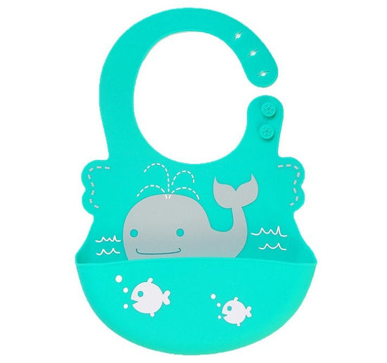 Baby Bibs Waterproof Silicone Feeding Bibs $22.73 Dana Fashion Color: 8 Baby Clothing Overview The baby bucket bib is made from FDA-approved, food-grade silicone with a deep pocket to catch food and drink spills. Eco-chic fashion: Independent artist's des