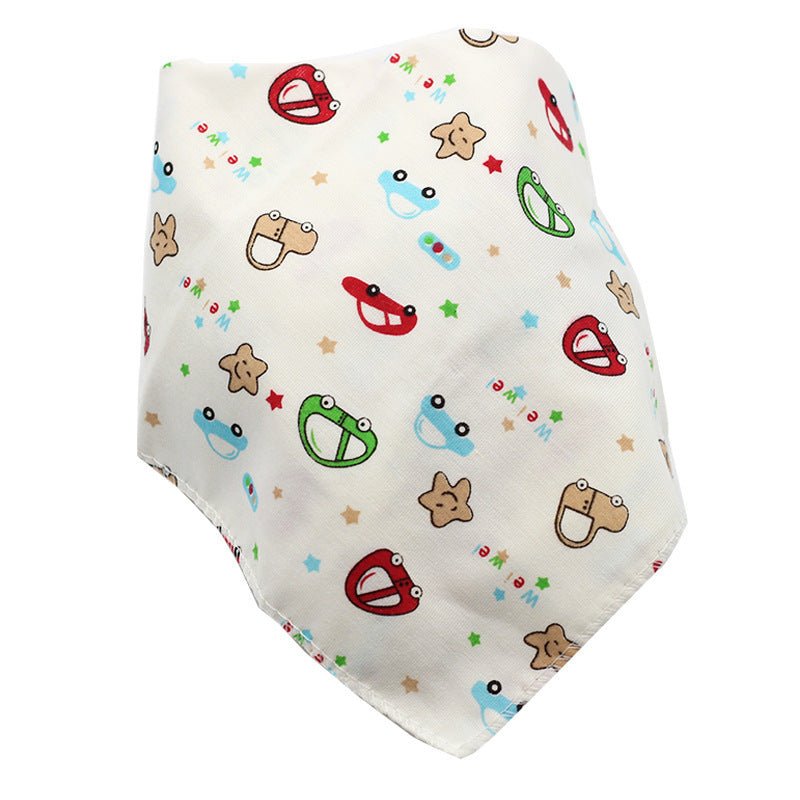 Baby Bibs Waterproof Triangle Cotton Cartoon Child Baberos Bandana Bibs Dribble Bibs Newborn Slabber Absorbent Cloth $14.78 Dana Fashion Color: 12 style Baby & Mother Overview: These baby bandana bibs are made of 100% soft and absorbent organic cotton on