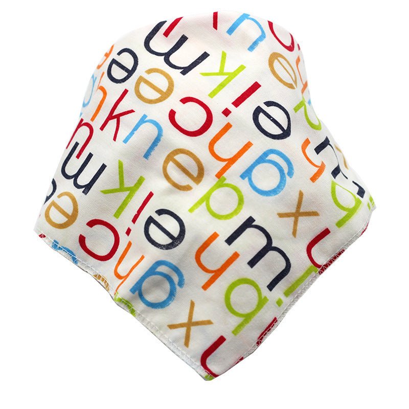 Baby Bibs Waterproof Triangle Cotton Cartoon Child Baberos Bandana Bibs Dribble Bibs Newborn Slabber Absorbent Cloth $14.78 Dana Fashion Color: 22 style Baby & Mother Overview: These baby bandana bibs are made of 100% soft and absorbent organic cotton on