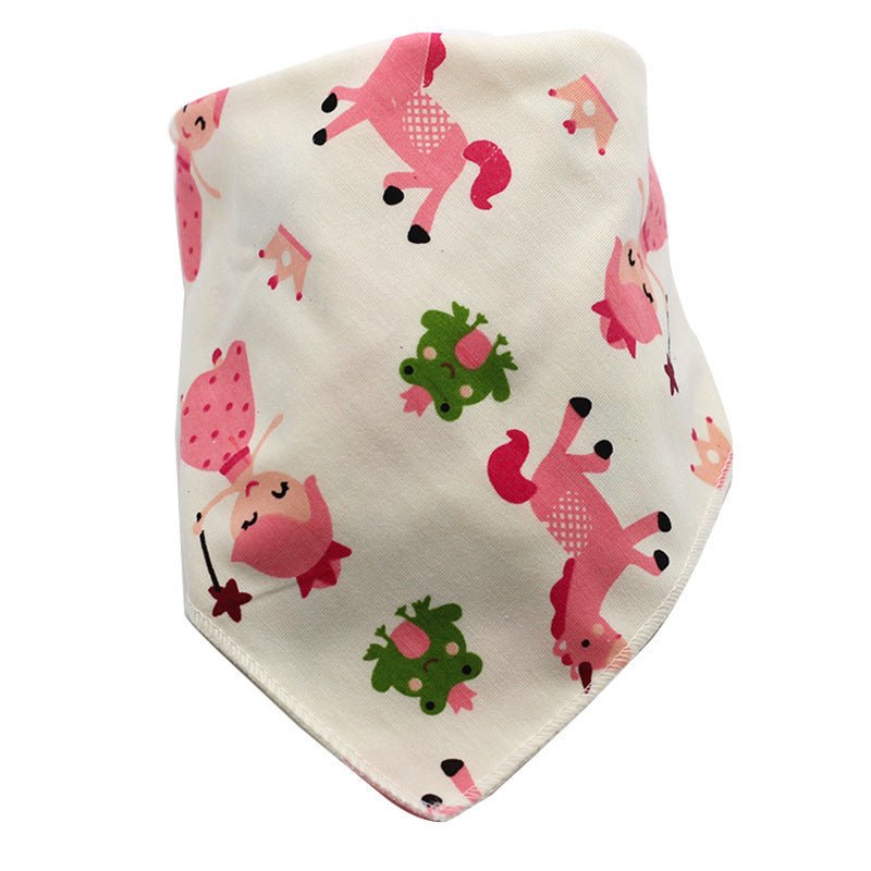 Baby Bibs Waterproof Triangle Cotton Cartoon Child Baberos Bandana Bibs Dribble Bibs Newborn Slabber Absorbent Cloth $14.78 Dana Fashion Color: 8 style Baby & Mother Overview: These baby bandana bibs are made of 100% soft and absorbent organic cotton on t