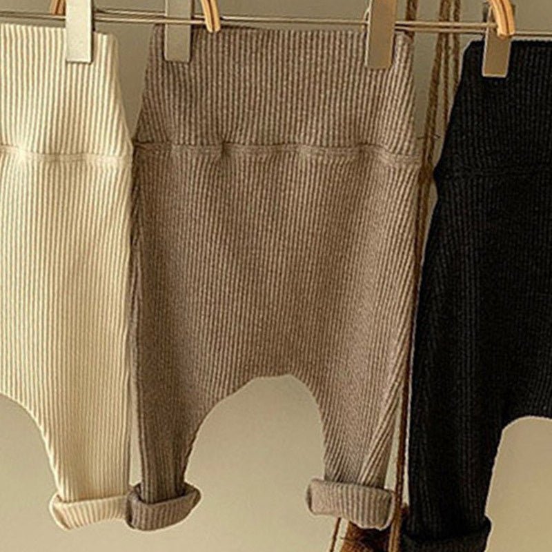 Baby Big PP Leggings Men And Women Baby Comfortable Thread Stretch High Waist Pants $22.05 Dana Fashion Color: Tan Size: 66 Baby Clothing Product information Safety level: Class A Fabric name: cotton Applicable gender: neutral Whether to open the crotch: