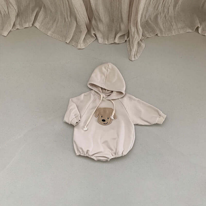 Baby Bodysuit Sweater Romper Baby Cute Rompers $25.90 Dana Fashion Color: Beige Apricot Suitable Height: 66cm Baby Clothing Product information: Color: brown, beige apricot Suitable height: 66cm, 73cm, 80cm, 90cm Fabric name: Cotton Sleeve length: long sl