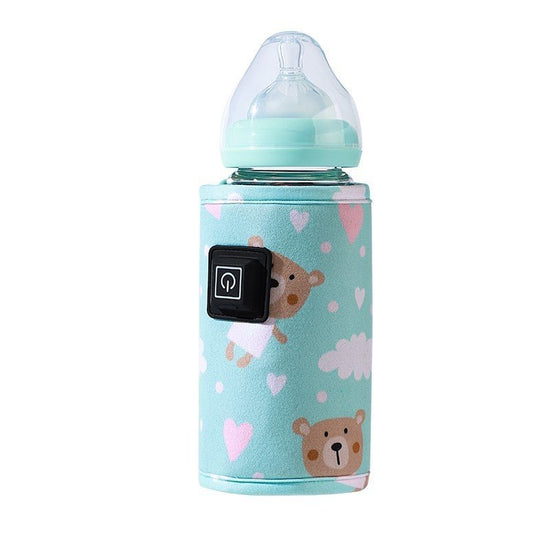 Baby Bottle Cooler Bag Warmer Thermostatic Heating Portable $24.99 Dana Fashion Color: Blue Baby & Mother Note: 1. The product is taken in kind, but because of lighting problems, pictures may have a slight chromatism. 2. Due to the difference between diff