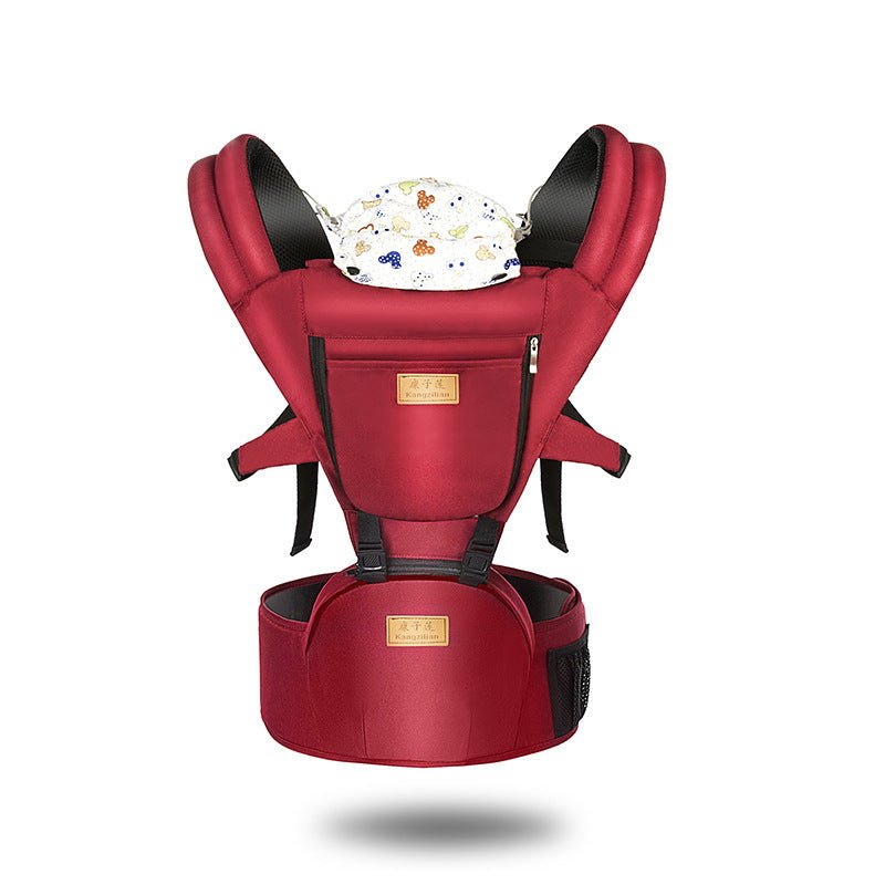 Baby carrier breathable baby waist stool $57.17 Dana Fashion Color: Red Baby & Mother Product Name: Baby Carrier Trial age: 3-48 months Weight: 25KG