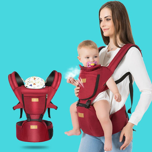 Baby carrier breathable baby waist stool $57.17 Dana Fashion Color: Blue Baby & Mother Product Name: Baby Carrier Trial age: 3-48 months Weight: 25KG