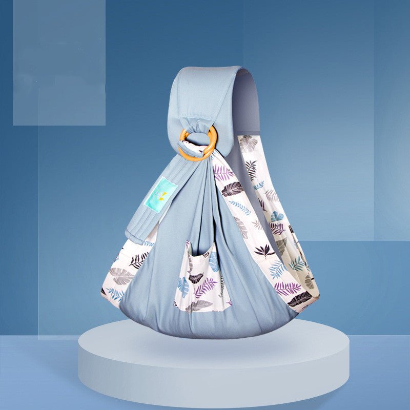 Baby carrier sling $62.09 Dana Fashion Color: Leaf blue Baby Clothing Material: Cotton Strap method: single shoulder Strap function: horizontal hug Applicable age: 3-36 months size: one size
