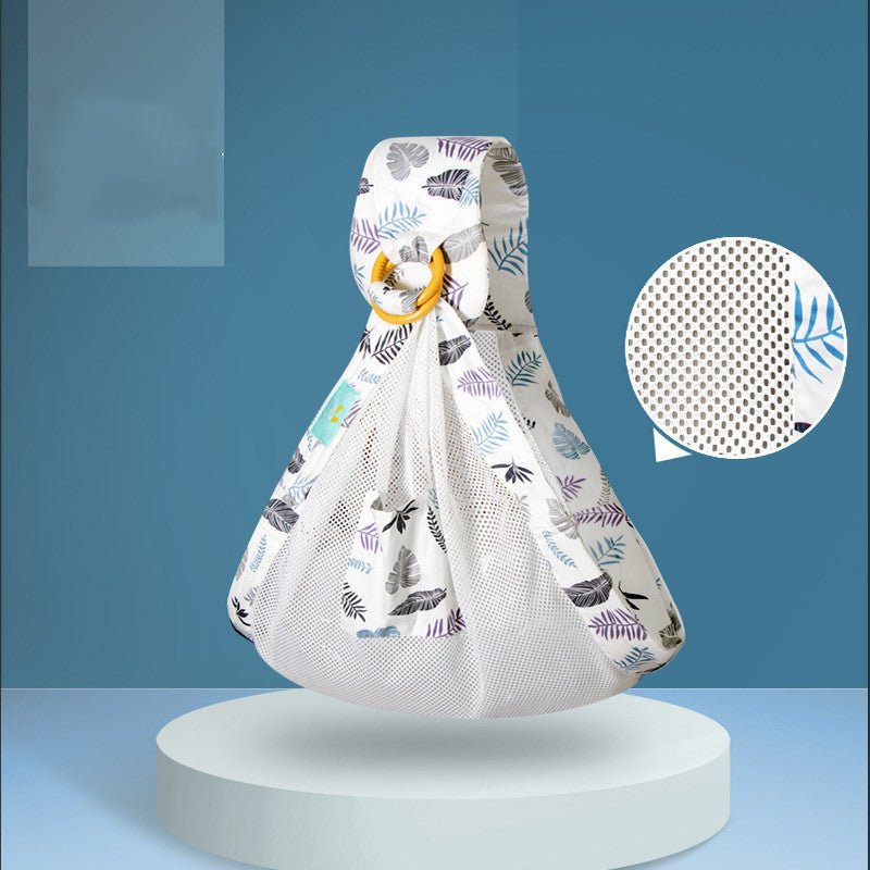 Baby carrier sling $30.05 Dana Fashion Color: Clouds white breathable Baby Clothing Material: Cotton Strap method: single shoulder Strap function: horizontal hug Applicable age: 3-36 months size: one size