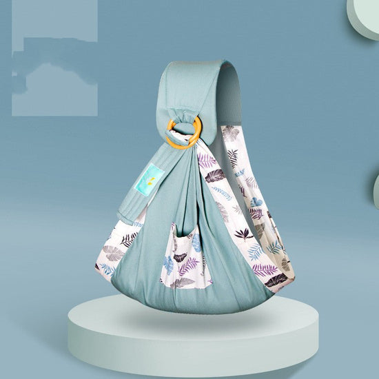 Baby carrier sling $43.45 Dana Fashion Color: Leaf green Baby Clothing Material: Cotton Strap method: single shoulder Strap function: horizontal hug Applicable age: 3-36 months size: one size