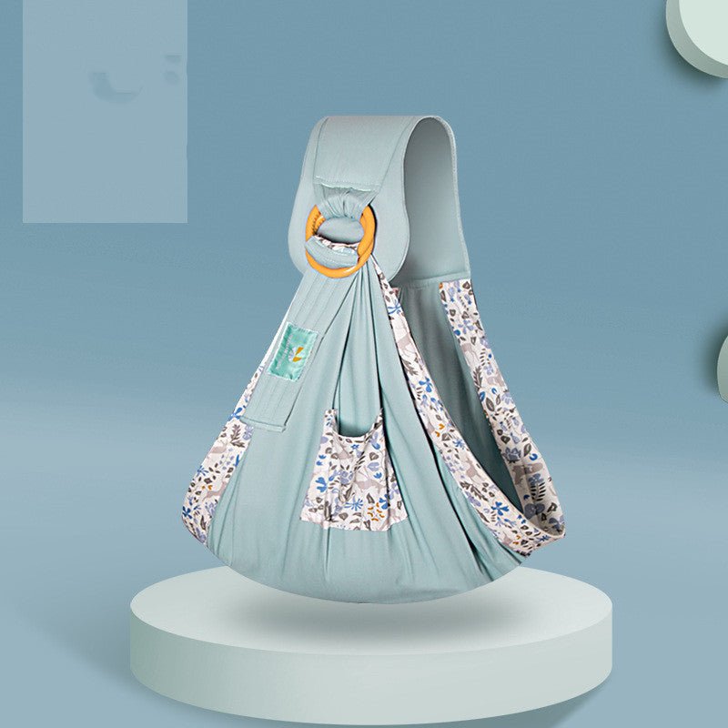 Baby carrier sling $30.05 Dana Fashion Color: Clouds white breathable Baby Clothing Material: Cotton Strap method: single shoulder Strap function: horizontal hug Applicable age: 3-36 months size: one size