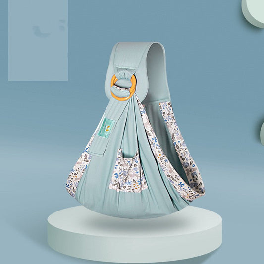 Baby carrier sling $30.05 Dana Fashion Color: Clouds white breathable Baby Clothing Material: Cotton Strap method: single shoulder Strap function: horizontal hug Applicable age: 3-36 months size: one size
