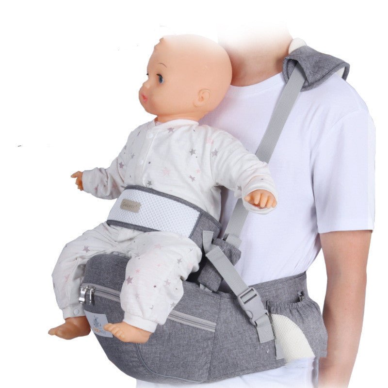 Baby Carrier Waist Stool Breathable Lightweight Baby Supplies $21.42 Dana Fashion Color: Azure blue style: Extension band Baby Clothing Product information: Maximum load: 20kg Color: Premium Gray Fabric: Cationic fabric (100% polyester) Lining: 3D three-d