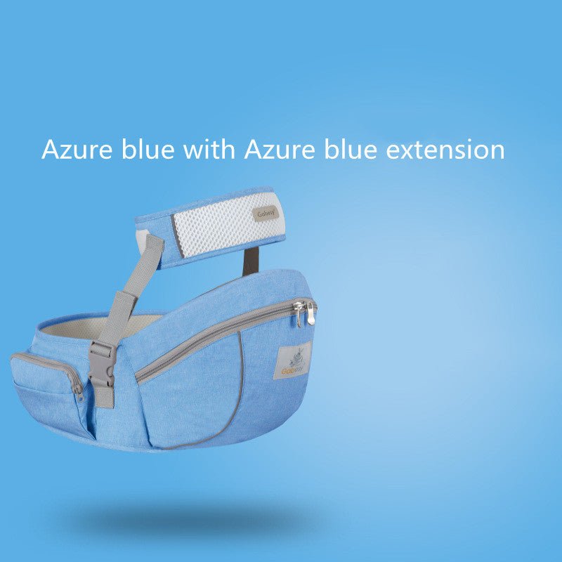 Baby Carrier Waist Stool Breathable Lightweight Baby Supplies $47.00 Dana Fashion Color: Azure blue style: With seat belt Baby Clothing Product information: Maximum load: 20kg Color: Premium Gray Fabric: Cationic fabric (100% polyester) Lining: 3D three-d