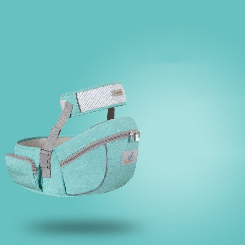 Baby Carrier Waist Stool Breathable Lightweight Baby Supplies $21.42 Dana Fashion Color: Azure blue style: Extension band Baby Clothing Product information: Maximum load: 20kg Color: Premium Gray Fabric: Cationic fabric (100% polyester) Lining: 3D three-d