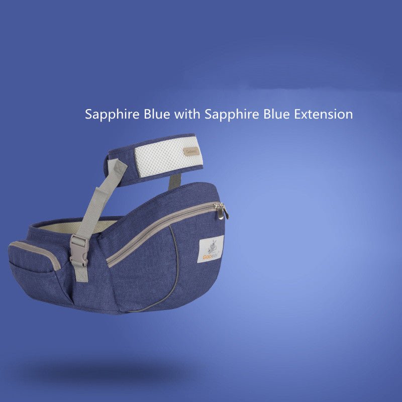 Baby Carrier Waist Stool Breathable Lightweight Baby Supplies $45.04 Dana Fashion Color: Sapphire Blue style: With seat belt Baby Clothing Product information: Maximum load: 20kg Color: Premium Gray Fabric: Cationic fabric (100% polyester) Lining: 3D thre