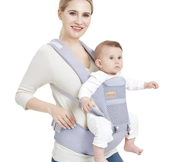 Baby Carrier Waist Stool Multifunctional Baby Child Sitting Carrier Bag $50.13 Dana Fashion Color: Blue Baby Clothing Overview: More breathable, refreshing travel Selected fabrics to care for the skin Multi-function use, various modes Specification: Produ