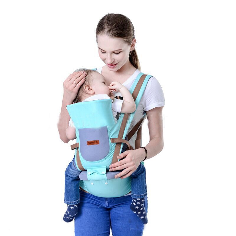 Baby carrier $64.75 Dana Fashion Color: Blue Baby & Mother Product volume: 25.0 cm * 25.0 cm * 18.0 cm Product category: waist stool Applicable age: 3-36 months Color: pink, blue, coffee, wine red