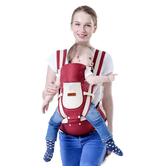 Baby carrier $65.70 Dana Fashion Color: Wine red Baby & Mother Product volume: 25.0 cm * 25.0 cm * 18.0 cm Product category: waist stool Applicable age: 3-36 months Color: pink, blue, coffee, wine red