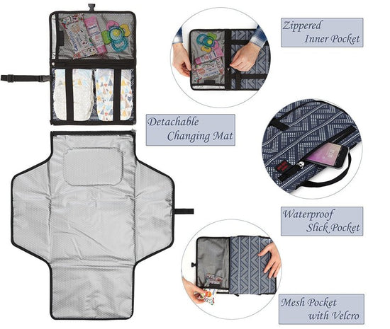 Baby changing diaper $37.13 Dana Fashion Color: black format: Uniform code Baby & Mother Description: Sex: Unisex Type: Diaper-Panties ThiS diaper bag is made of high quality oxford fabric material, durable for long lasting use and gentle touching your ba