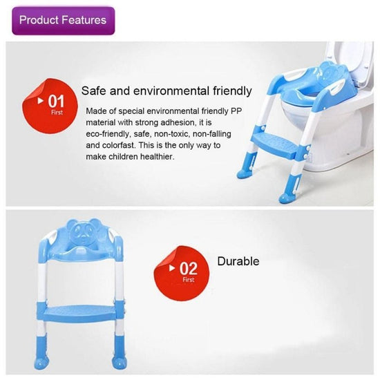 Baby Child Potty Toilet Trainer $89.03 Dana Fashion Color: Blue Baby & Mother Overview: 100% Brand New & High quality. Made of high-quality PP material, it is smooth and burr free. It not only make baby comfortable to sit, but also let mother convenient t