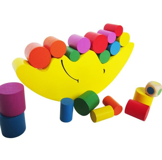 Baby Children Toys Moon Balance Game and Games Toy for 2-4 year old Girl & boy $22.62 Dana Fashion Color: Yellow Toys & Hobbies 100% brand new and high quality. Design pretty and colorful hue a vivid balance game wooden features. Toys are not only for chi