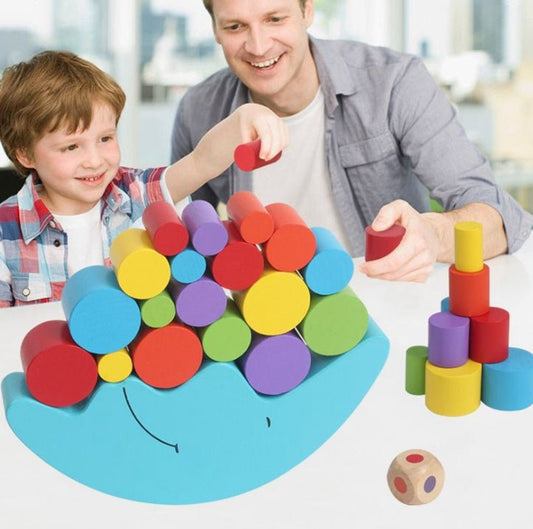 Baby Children Toys Moon Balance Game and Games Toy for 2-4 year old Girl & boy $20.72 Dana Fashion Color: Blue Toys & Hobbies 100% brand new and high quality. Design pretty and colorful hue a vivid balance game wooden features. Toys are not only for child