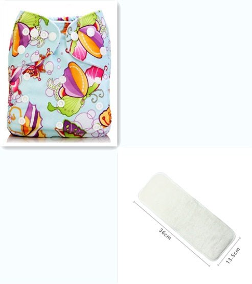 Baby Cloth Diapers, Washable Diapers $21.18 Dana Fashion Color: F37 witha diaper Baby & Mother Baby*snap adjustable cloth diapers [Size] Suitable for babies 3-13kg [Color]Multi-color optional [Fabric] The outer layer of cloth diapers is breathable TPU wat