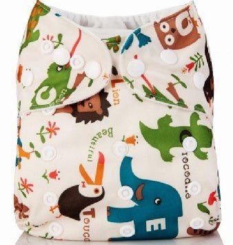 Baby Cloth Diapers, Washable Diapers $16.09 Dana Fashion Color: F31 Baby & Mother Baby*snap adjustable cloth diapers [Size] Suitable for babies 3-13kg [Color]Multi-color optional [Fabric] The outer layer of cloth diapers is breathable TPU waterproof fabri