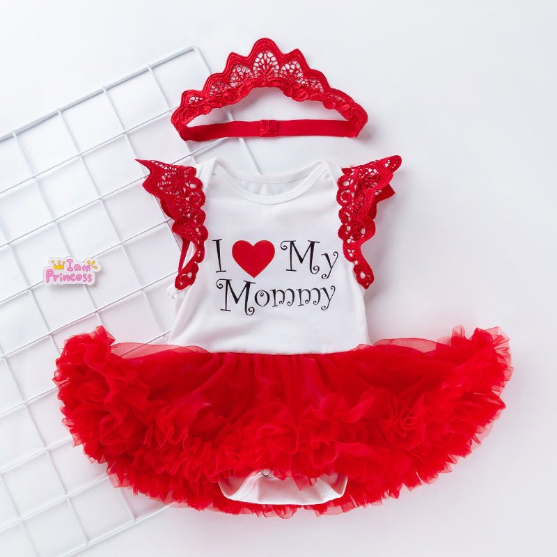 Baby clothes 0-2 years old baby girl sleeveless dress $21.81 Dana Fashion Color: Love Size: 59cm Baby Clothing Applicable gender: female Sleeve: Sleeveless Whether hooded; not hooded For the season: Summer Thickness: General Fabric name; cotton Main fabri