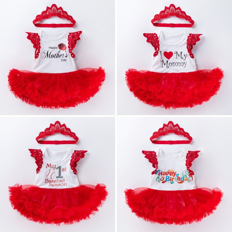 Baby clothes 0-2 years old baby girl sleeveless dress $21.81 Dana Fashion Color: Birthday Size: 59cm Baby Clothing Applicable gender: female Sleeve: Sleeveless Whether hooded; not hooded For the season: Summer Thickness: General Fabric name; cotton Main f