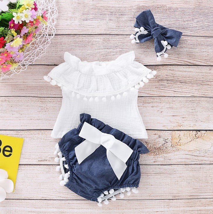 Baby clothes and pants $27.37 Dana Fashion Color: Blue Size: 100cm Baby Clothing Made of: Cotton pattern: plain Applicable gender: female Clothing placket: hedging Color classification: pink, blue, purple Combination form: sleeveless + pants 预览 删除 1. Asia