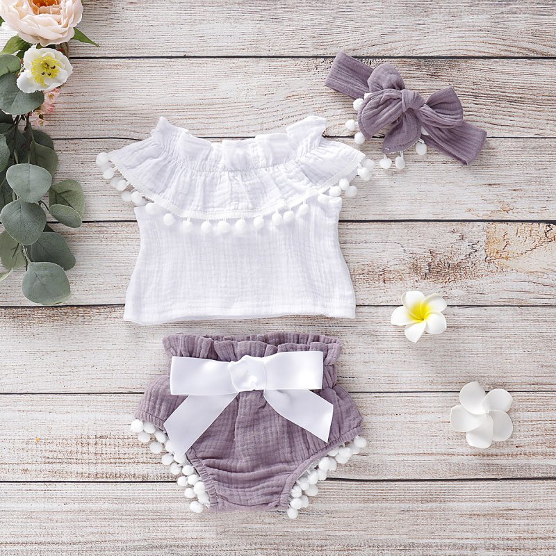 Baby clothes and pants $27.37 Dana Fashion Color: Purple Size: 100cm Baby Clothing Made of: Cotton pattern: plain Applicable gender: female Clothing placket: hedging Color classification: pink, blue, purple Combination form: sleeveless + pants 预览 删除 1. As