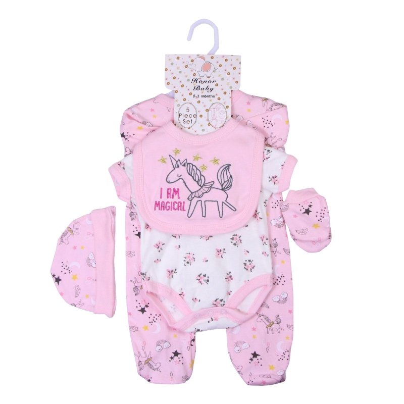 Baby Clothes Boys And Girls Onesie One Year Old Set $59.68 Dana Fashion Color: Unicorn Size: 3M 6M 9M Baby Clothing Product information: Fabric name: cotton Main fabric composition: cotton Fabric process: Soft treatment Thickness: Thin Patterns: animals,