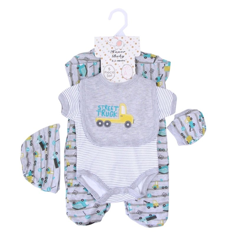 Baby Clothes Boys And Girls Onesie One Year Old Set $59.68 Dana Fashion Color: Yellow car gray background Size: 3M 6M 9M Baby Clothing Product information: Fabric name: cotton Main fabric composition: cotton Fabric process: Soft treatment Thickness: Thin