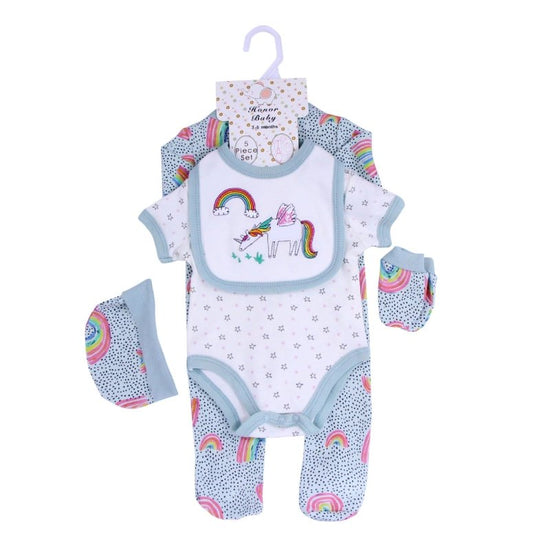 Baby Clothes Boys And Girls Onesie One Year Old Set $59.68 Dana Fashion Color: Green rimmed rainbow horse Size: 3M 6M 9M Baby Clothing Product information: Fabric name: cotton Main fabric composition: cotton Fabric process: Soft treatment Thickness: Thin