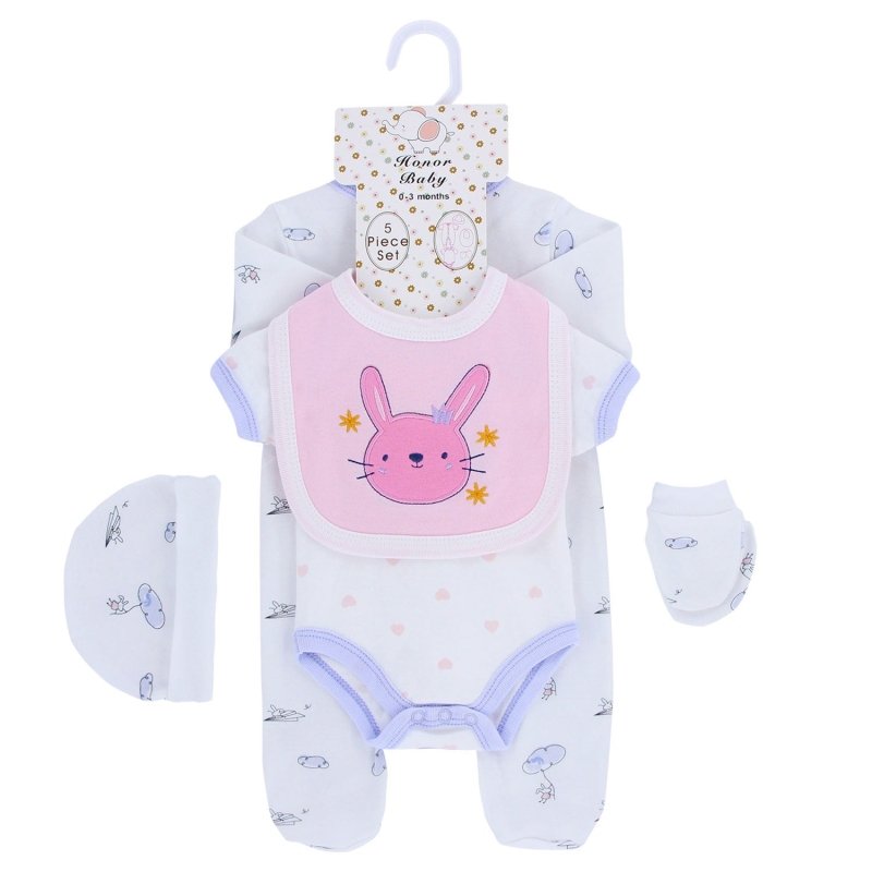 Baby Clothes Boys And Girls Onesie One Year Old Set $59.68 Dana Fashion Color: Purple rabbit Size: 3M 6M 9M Baby Clothing Product information: Fabric name: cotton Main fabric composition: cotton Fabric process: Soft treatment Thickness: Thin Patterns: ani